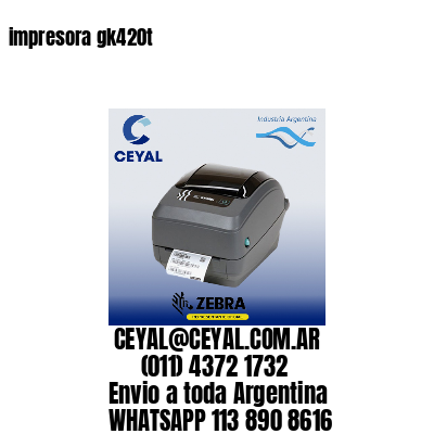 impresora gk420t