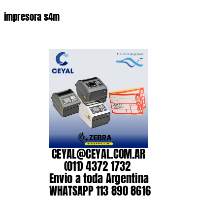 impresora s4m