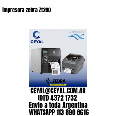 impresora zebra Zt200