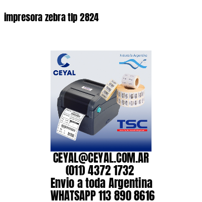 impresora zebra tlp 2824