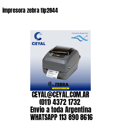 impresora zebra tlp2844