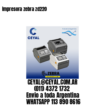 impresora zebra zd220