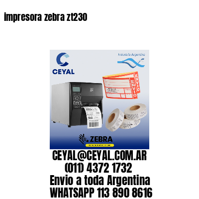 impresora zebra zt230