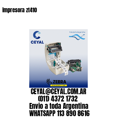 impresora zt410