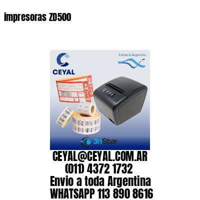 impresoras ZD500