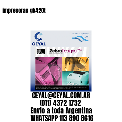 impresoras gk420t