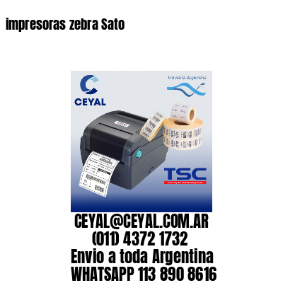 impresoras zebra Sato