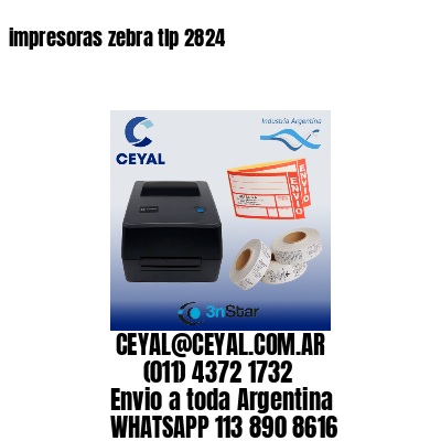 impresoras zebra tlp 2824