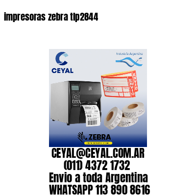 impresoras zebra tlp2844