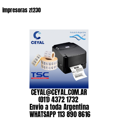 impresoras zt230