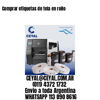 Comprar etiquetas de tela en rollo