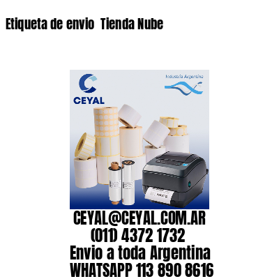 Etiqueta de envio  Tienda Nube