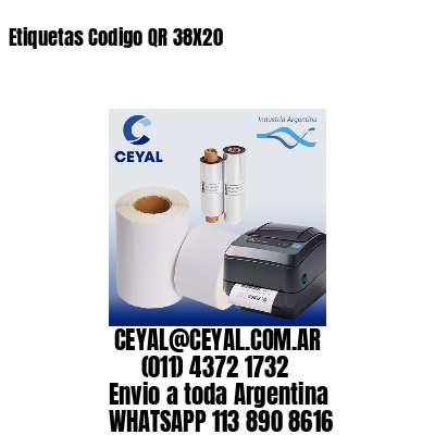 Etiquetas Codigo QR 38X20