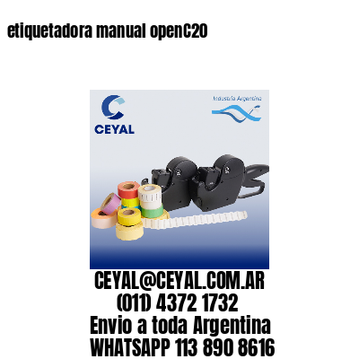 etiquetadora manual openC20