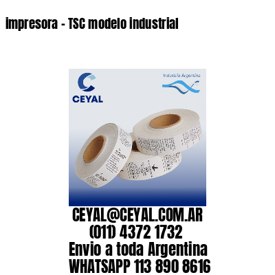 impresora – TSC modelo industrial