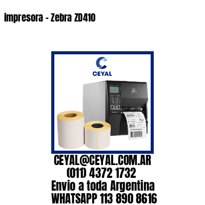 impresora – Zebra ZD410