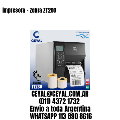 impresora – zebra ZT200