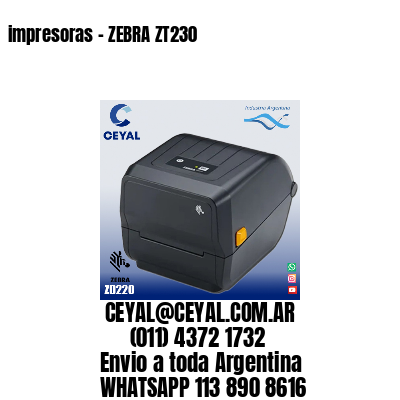 impresoras – ZEBRA ZT230