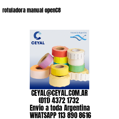 rotuladora manual openC8