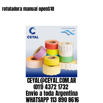 rotuladora manual openS10
