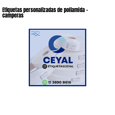 Etiquetas personalizadas de poliamida - camperas