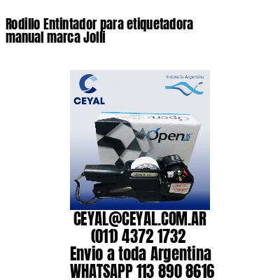Rodillo Entintador para etiquetadora manual marca Jolli