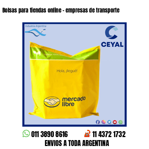 Bolsas para tiendas online – empresas de transporte