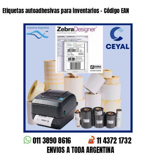 Etiquetas autoadhesivas para inventarios – Código EAN