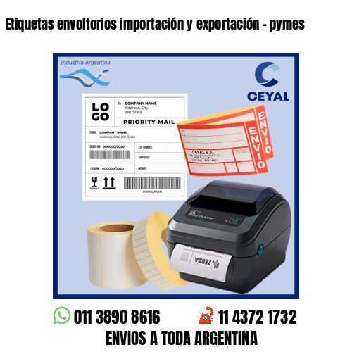 Etiquetas envoltorios importación y exportación – pymes