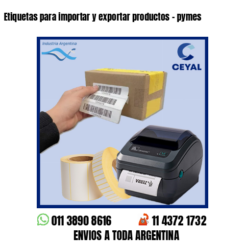 Etiquetas para importar y exportar productos – pymes