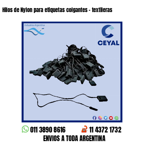 Hilos de Nylon para etiquetas colgantes – textileras