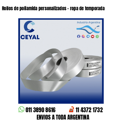 Rollos de poliamida personalizados – ropa de temporada