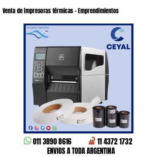 Venta de impresoras térmicas – Emprendimientos