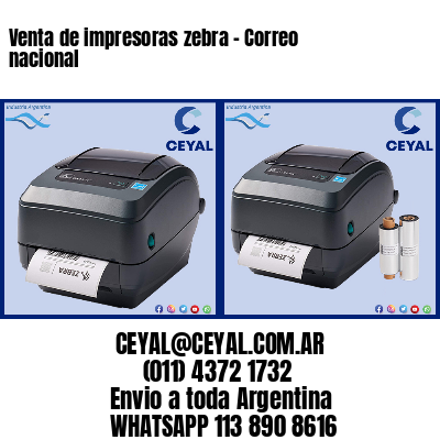 Venta de impresoras zebra – Correo nacional