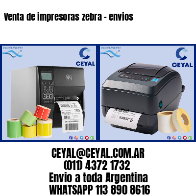 Venta de impresoras zebra – envios