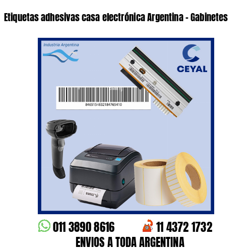 Etiquetas adhesivas casa electrónica Argentina – Gabinetes