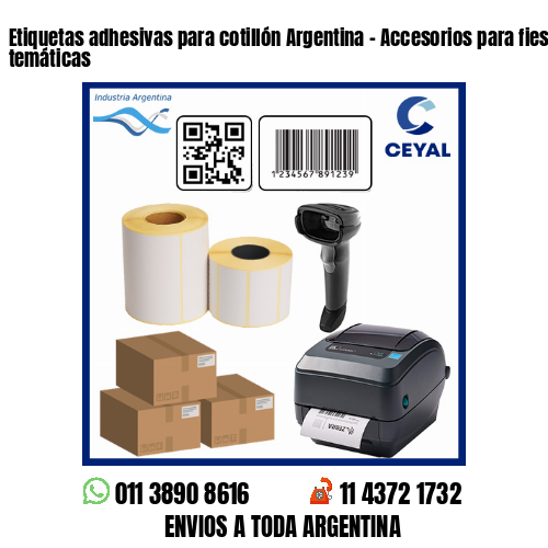 Etiquetas adhesivas para cotillón Argentina – Accesorios para fiestas temáticas