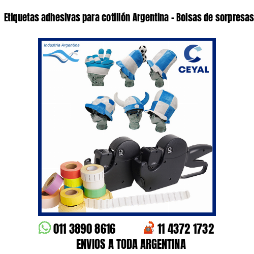 Etiquetas adhesivas para cotillón Argentina – Bolsas de sorpresas