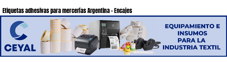 Etiquetas adhesivas para mercerías Argentina - Encajes