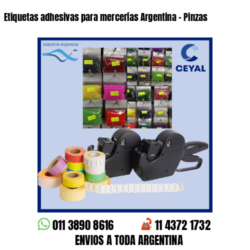Etiquetas adhesivas para mercerías Argentina – Pinzas