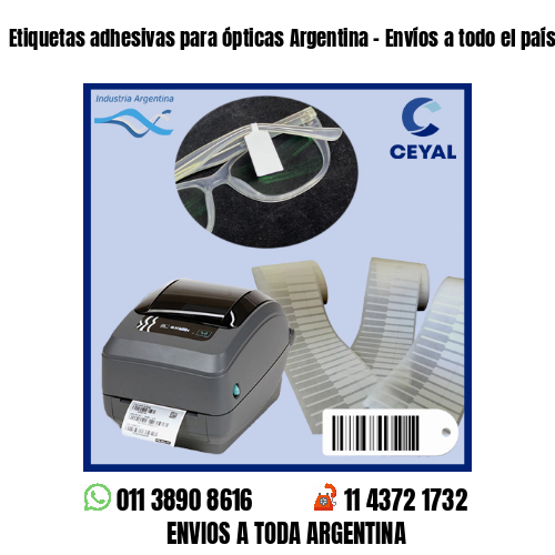 Etiquetas adhesivas para ópticas Argentina – Envíos a todo el país!