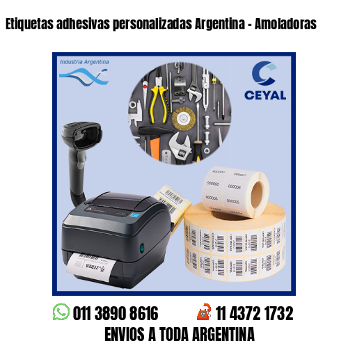 Etiquetas adhesivas personalizadas Argentina – Amoladoras