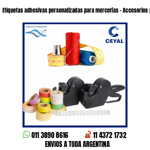 Etiquetas adhesivas personalizadas para mercerías – Accesorios para bijouterie