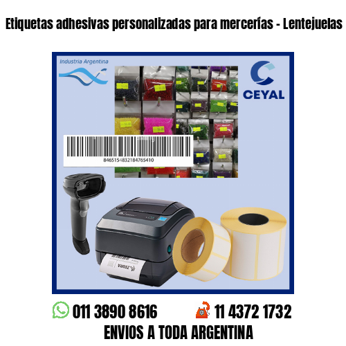 Etiquetas adhesivas personalizadas para mercerías – Lentejuelas