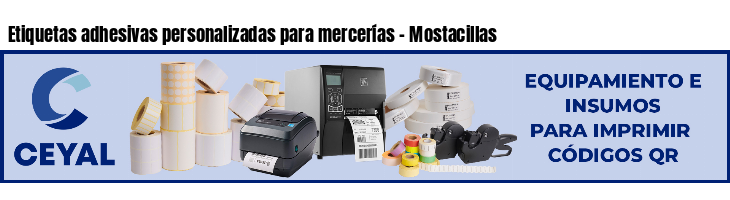 Etiquetas adhesivas personalizadas para mercerías - Mostacillas