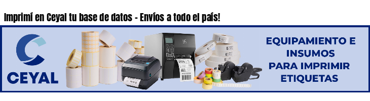 Imprimí en Ceyal tu base de datos - Envíos a todo el país!