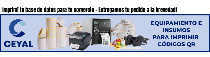 Imprimí tu base de datos para tu comercio - Entregamos tu pedido a la brevedad!