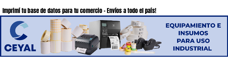Imprimí tu base de datos para tu comercio - Envíos a todo el país!