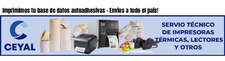 Imprimimos tu base de datos autoadhesivas - Envíos a todo el país!