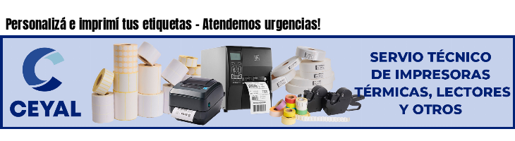 Personalizá e imprimí tus etiquetas - Atendemos urgencias!